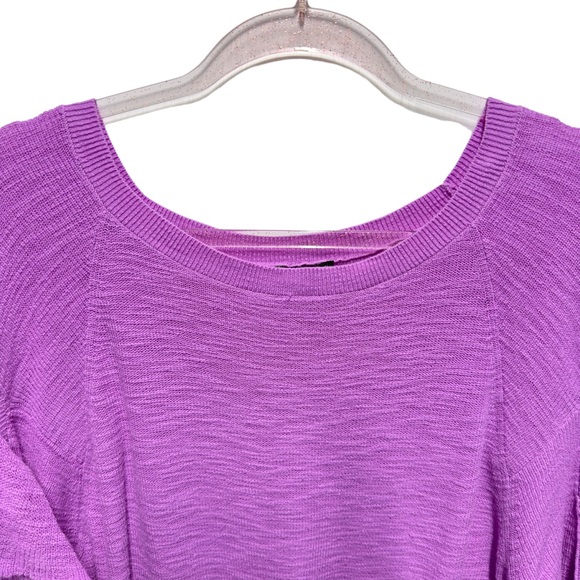 Express Ruffle Off Shoulder Knit Sweater - Picture 2 of 8